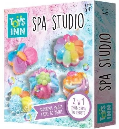 SPA Studio kolorowe świece i kule do kąpieli. Toyslnn - tantis.pl