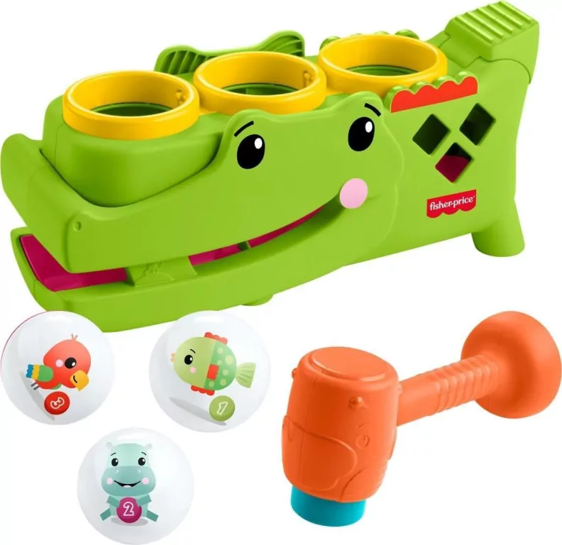 Fisher-Price Krokodyl Przebijanka - tantis.pl