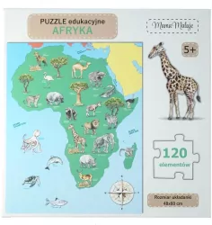 Puzzle edukacyjne 120. Afryka