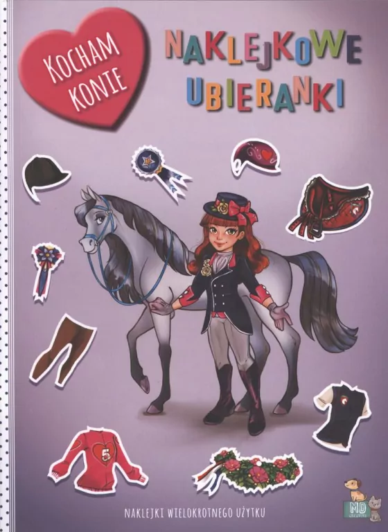 Naklejkowe ubieranki. Magiczne konie - tantis.pl