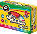 Farby plakatowe 20ml. 6 kolorów - tantis.pl