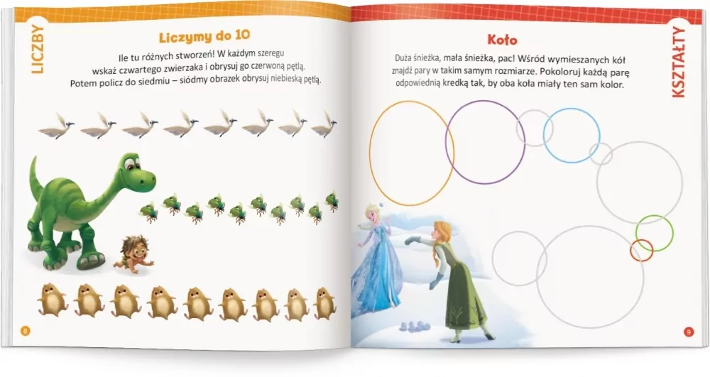 Elementarz matematyczny. Disney uczy. Ćwiczenia - tantis.pl