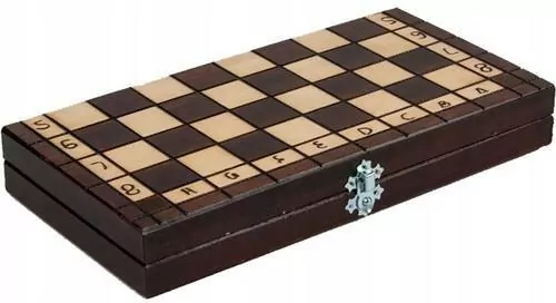 Szachy drewniane klasyczne 31 cm - tantis.pl