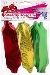 Kokardy ściągane 9cm