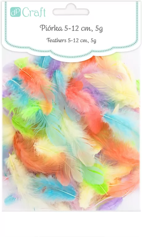 Piórka pastel 5-12cm 5g - tantis.pl