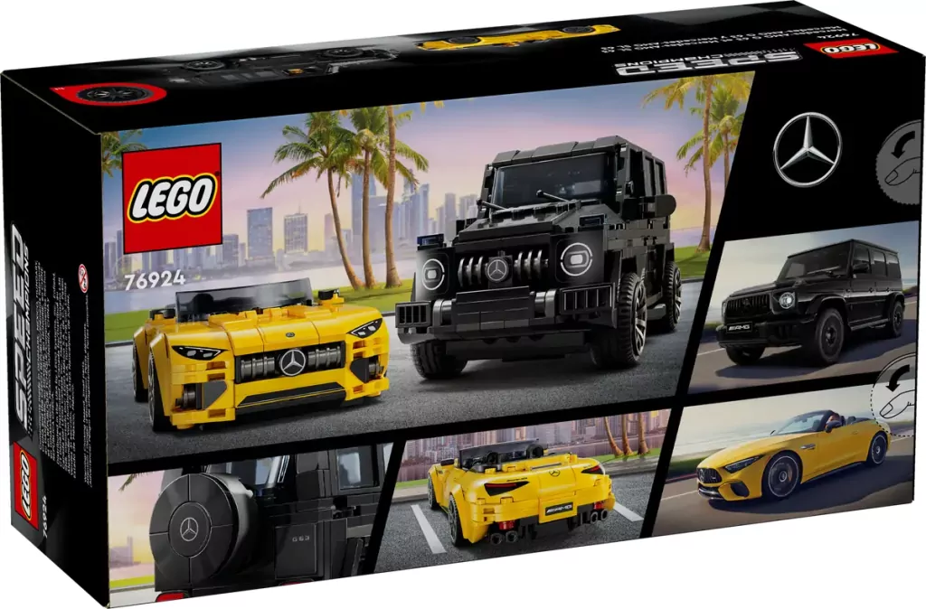 LEGO® Speed Champions. Mercedes-AMG G 63 i Mercedes-AMG SL. 6376924 - tantis.pl