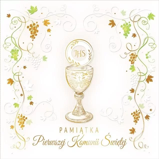Kartka okolicznościowa Komunia KWK01 - tantis.pl