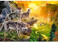 Mozaika diamentowa 5D - Wilki 40x30cm - tantis.pl