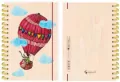 Kołonotatnik ozdobny A6 Balon 50 stron, linia - tantis.pl