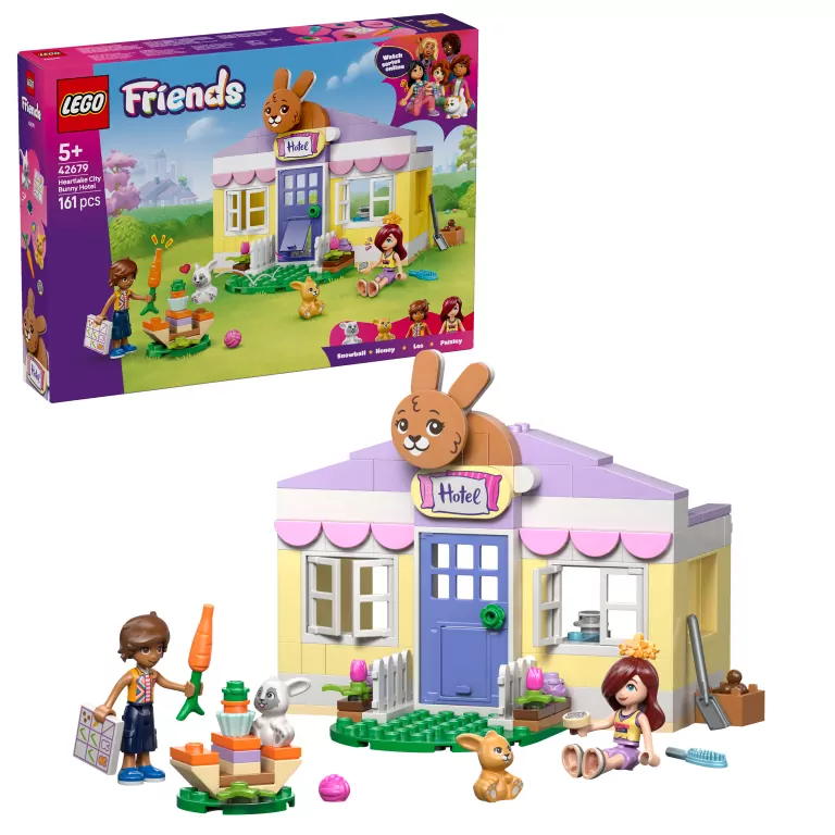 LEGO® Friends.  Hotel dla królików w mieście 42679 - tantis.pl