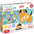 CzuCzu. Alfabet. Duuuże puzzle z dziurką - tantis.pl
