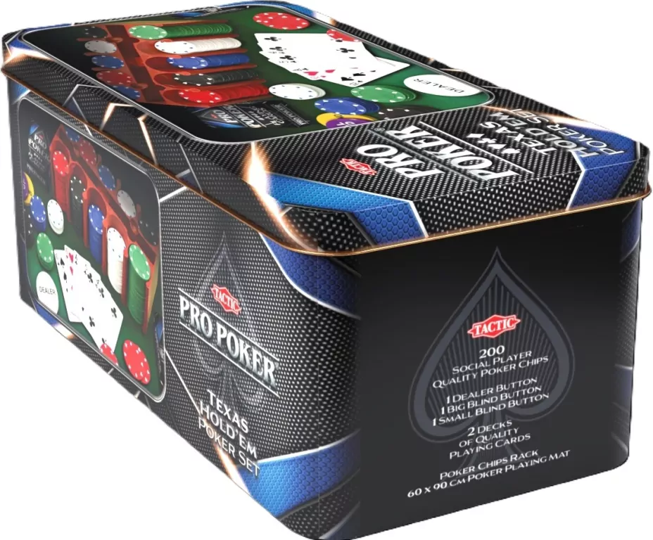 Poker Texas Hold em, w puszce - tantis.pl