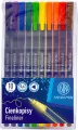 Cienkopisy trójkątne 0,4mm. 10 kolorów - tantis.pl
