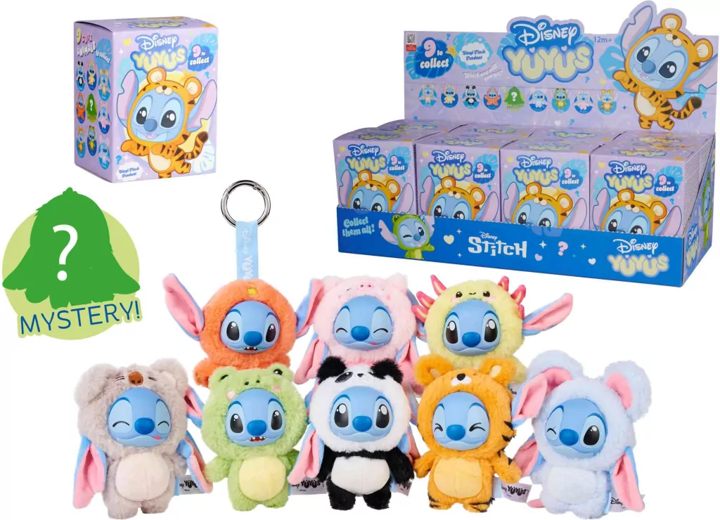 Disney YuYus Stitch 12cm MIX - tantis.pl