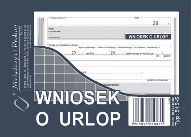 Wniosek o urlop 515-5 - tantis.pl