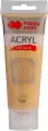 Farba akrylowa. Delikatne złoto metalik 75ml - tantis.pl