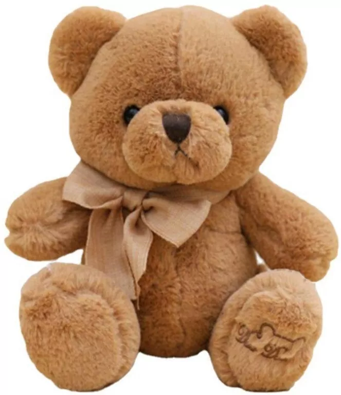 Maskotka przytulanka miś z kokardką 40cm - tantis.pl