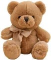 Maskotka przytulanka miś z kokardką 40cm - tantis.pl