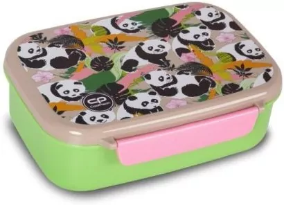 Śniadaniówka z przegródką Coolpack Foodyx Panda Gang - tantis.pl