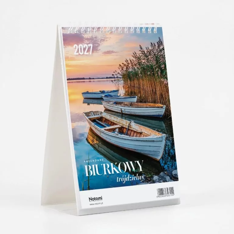 Kalendarz 2027 Biurkowy Trójdzielny - tantis.pl