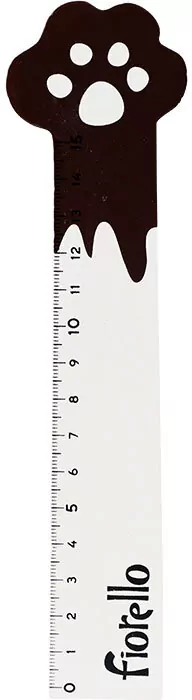 Linijka drewniana 15 cm łapa - tantis.pl