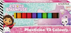 Plastelina 12 kolorów Koci Domek Gabi