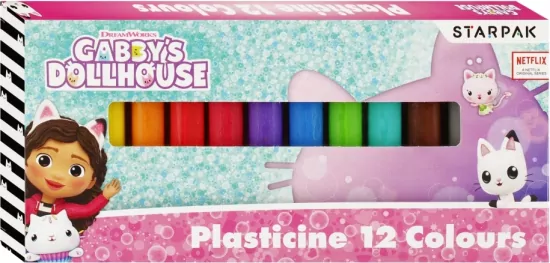 Plastelina 12 kolorów Koci Domek Gabi