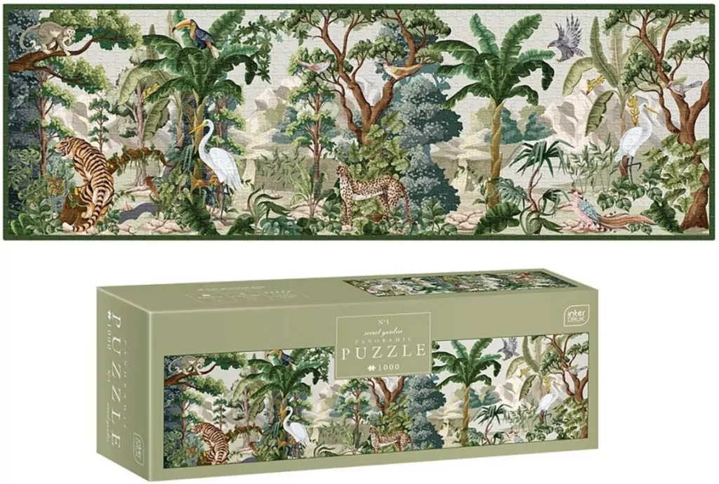 Interdruk. Puzzle 1000 panorama. Secret Garden - tantis.pl