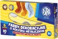 Farby dekoracyjne o połysku metalicznym 6 kolorów 10 ml - tantis.pl