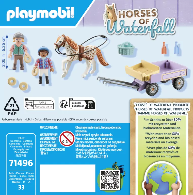 Powóz kucyków. Horses of Waterfall 71496 - tantis.pl