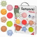Sensorki Tullo. Piłki sensoryczne, 8 sztuk bez dziurki - tantis.pl