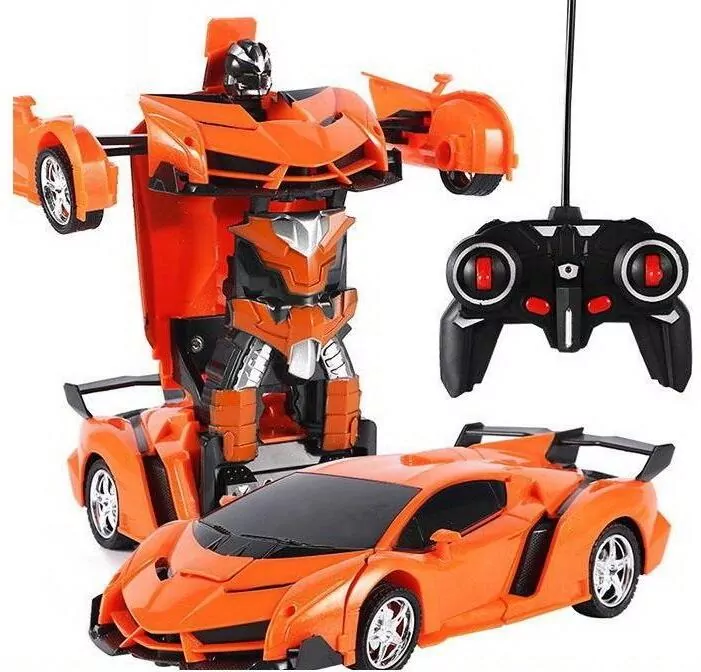 Robot Transformers zdalnie sterowany. Pomarańczowy - tantis.pl