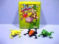 Żaba z groszkiem 16 cm, gniotek, mix - tantis.pl