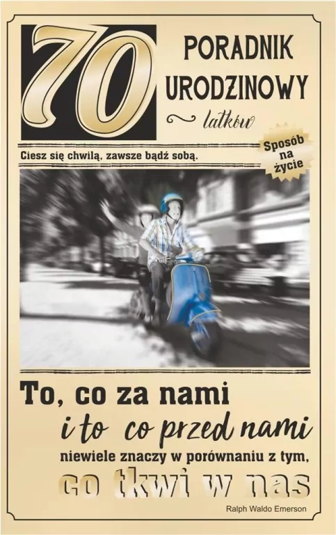 Kartka okolicznościowa. Urodziny 70 - tantis.pl