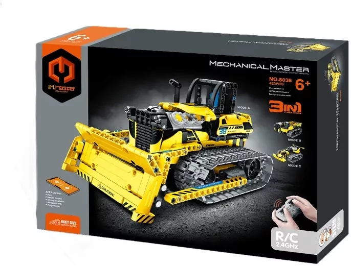 Klocki R/C Robo-Spychacz 3w1 452el - tantis.pl