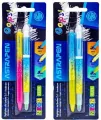 Zakreślacz 2w1 + długopis wymazywalny Neon mix - tantis.pl