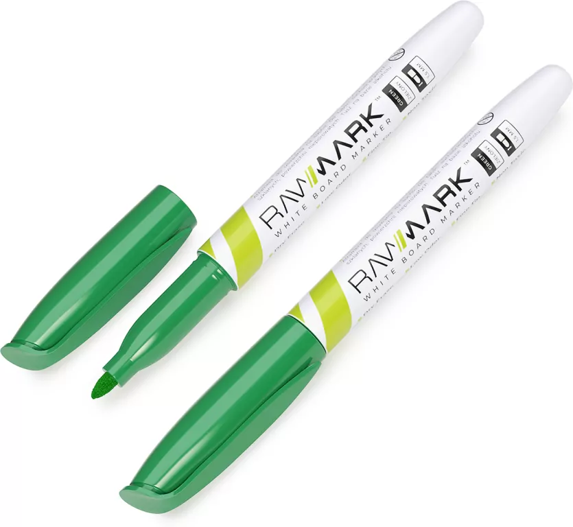 Marker suchościeralny bez magnesu, zielony - tantis.pl