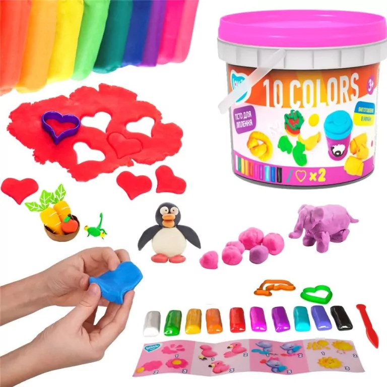 Zestaw ciastoliny piankolina mini - tantis.pl