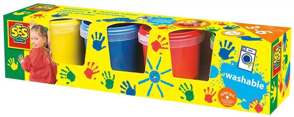 Farby do malowania palcami. 4 kolory - tantis.pl