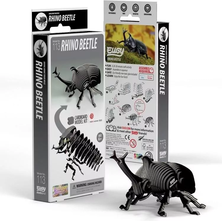 Chrząszcz Herkules Eugy. Eko Układanka 3D - tantis.pl