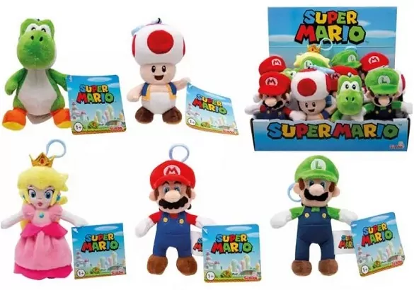 Super Mario Breloki pluszowe 4 rodzaje - tantis.pl