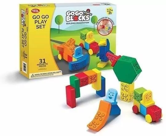 Klocki magnetyczne klasyczne 31el - tantis.pl