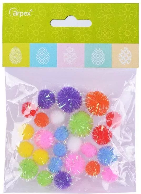 Pomponiki do zestawu zrób to sam 1,3-2,6 cm (WN5990) - tantis.pl