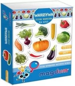 Warzywa. Zestaw magnesów - tantis.pl