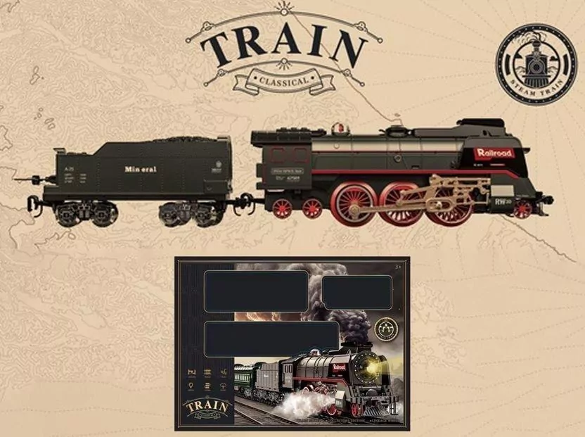 Zestaw z pociągiem światło dźwięk 48el - tantis.pl