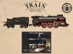 Zestaw z pociągiem światło dźwięk 48el
