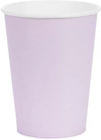Kubeczki papierowe lawenda 250ml - tantis.pl