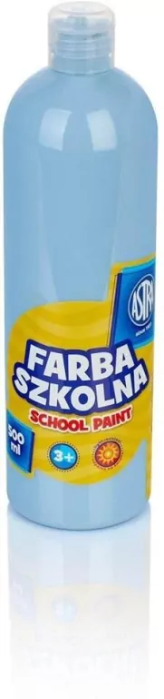 Farba szkolna. Błękitna 500ml - tantis.pl