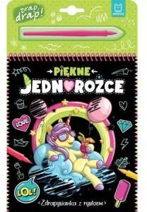 Piękne jednorożce. Zdrapywanka z rysikiem