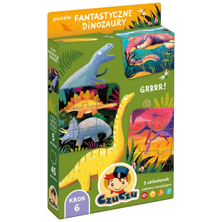 CzuCzu Puzzle. Fantastyczne dinozaury - tantis.pl